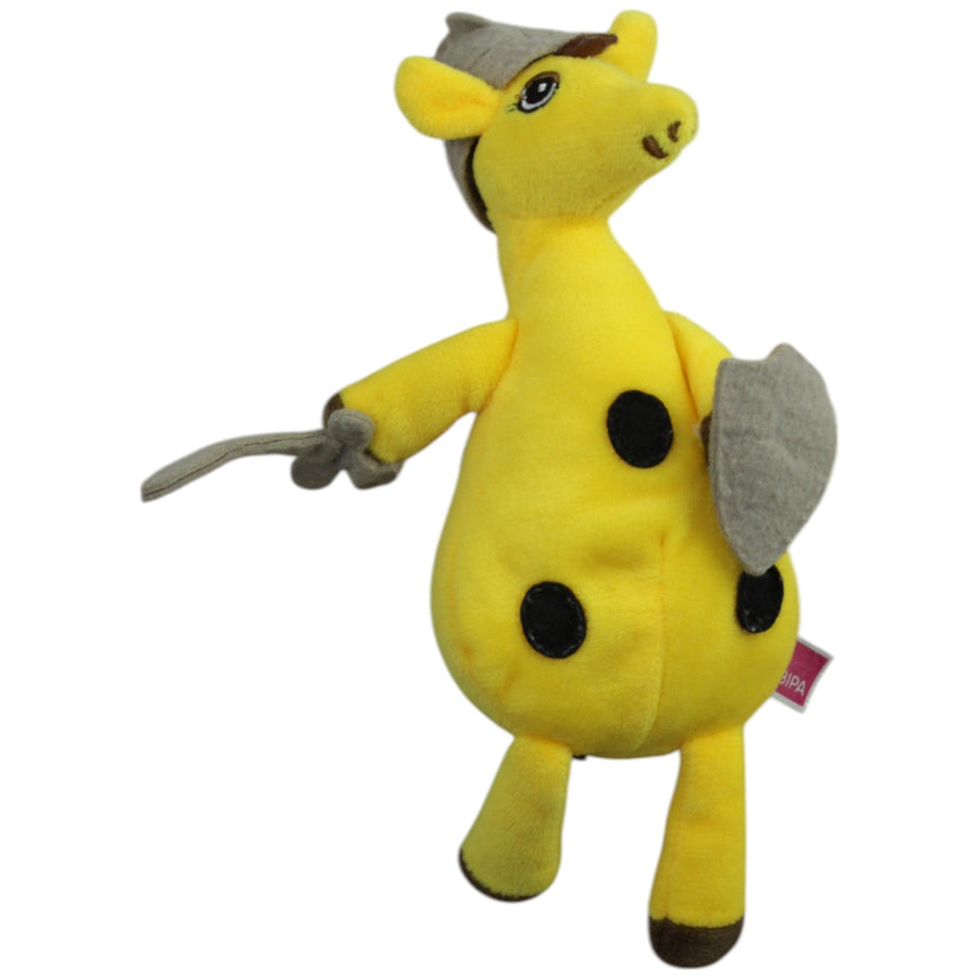 Ritter Giraffe mit Schwert, Schild & Helm