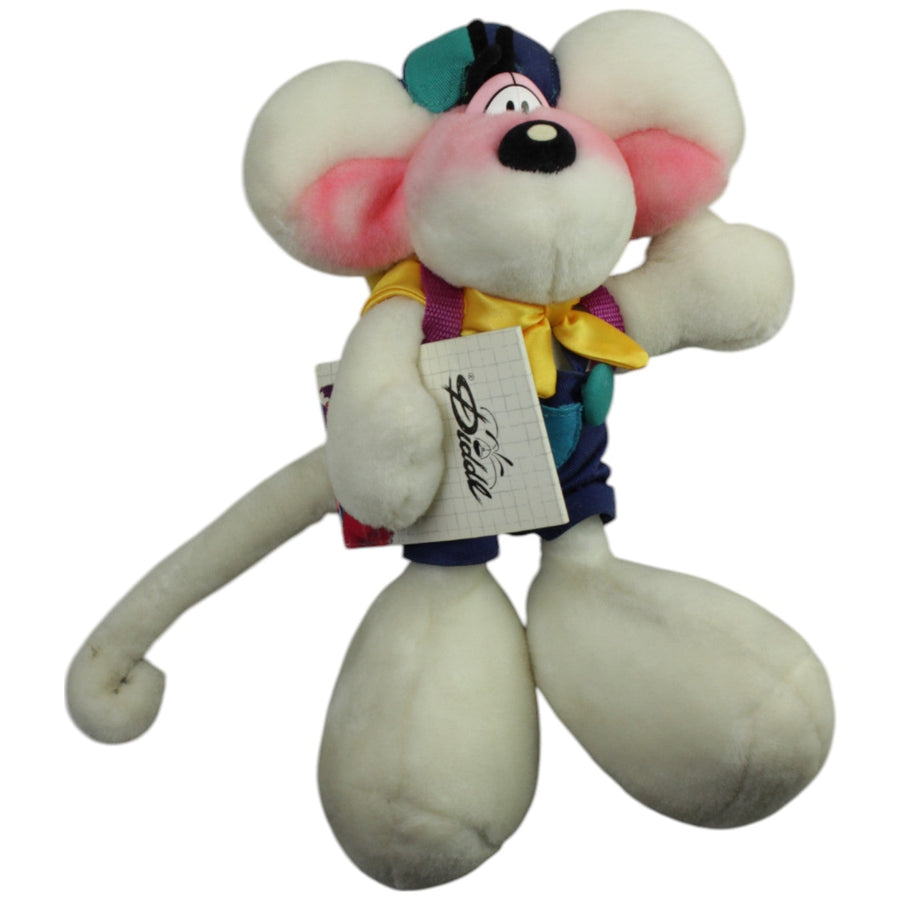 Diddl-Maus mit Block und Rucksack