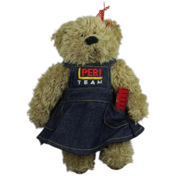 Teddybär mit Kleid und Zollstock