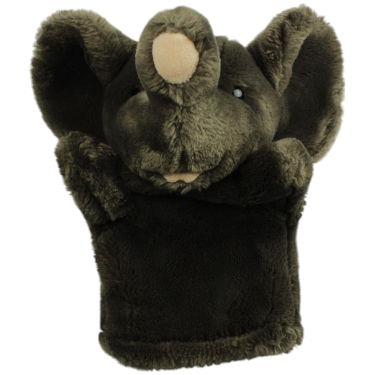 123000015441 Unbekannt Dunkelbrauner Elefant Handpuppe Kumpel Leo Gebraucht