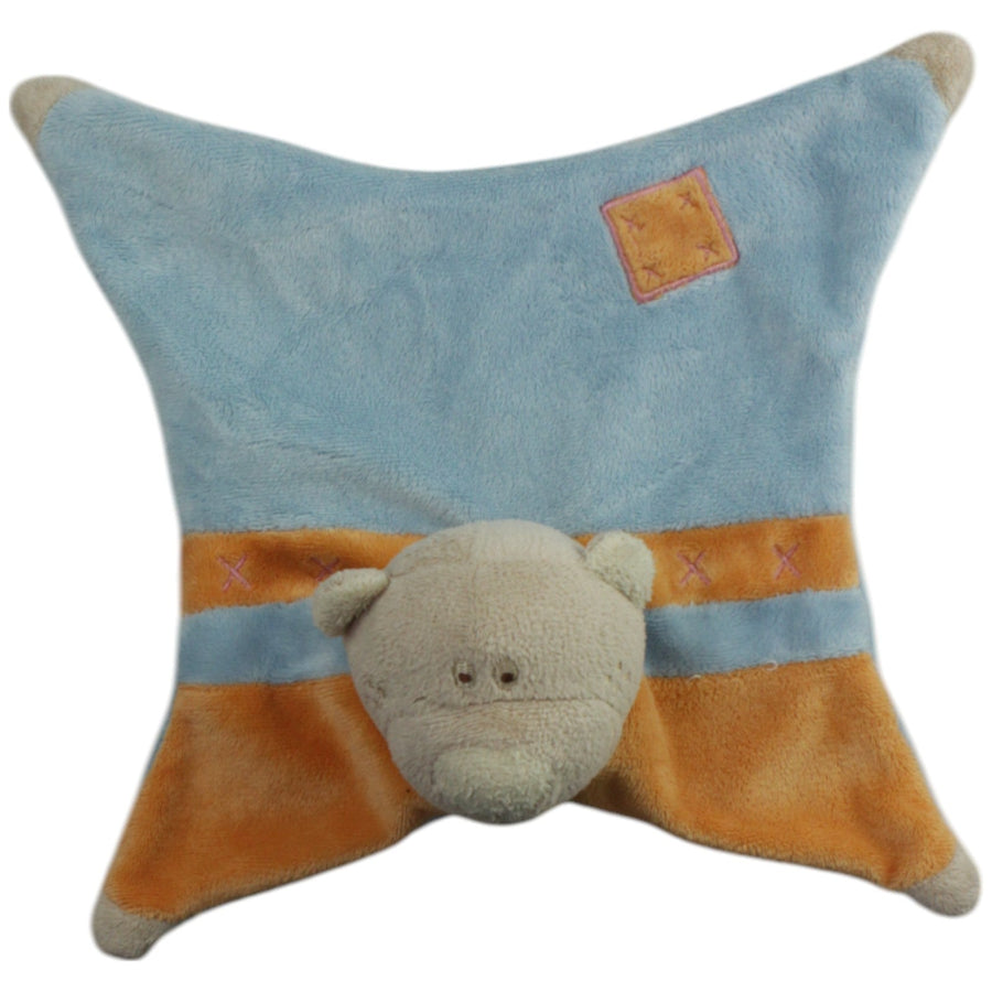 Süßer Bär, orange-blau