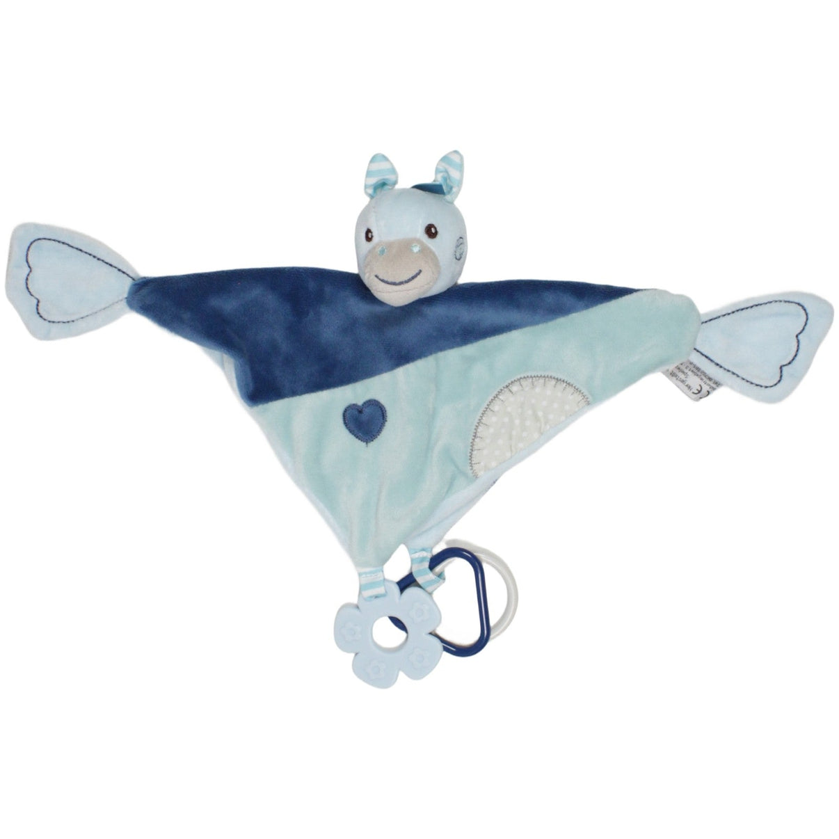 123000015487 Besttoy Blauer Esel Schmusetuch Kumpel Leo 38cm _Wieder Da_ Blau