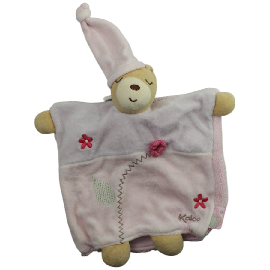Kaloo, rosa Teddybär mit Zipfelmütze