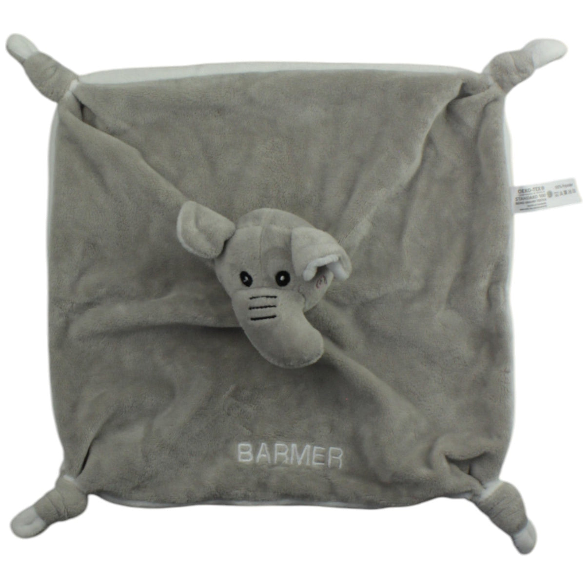 123000015524 Müsch Werbeartikel BARMER, Elefant Schmusetuch Kumpel Leo Gebraucht Knuddeltuch Kuscheltuch