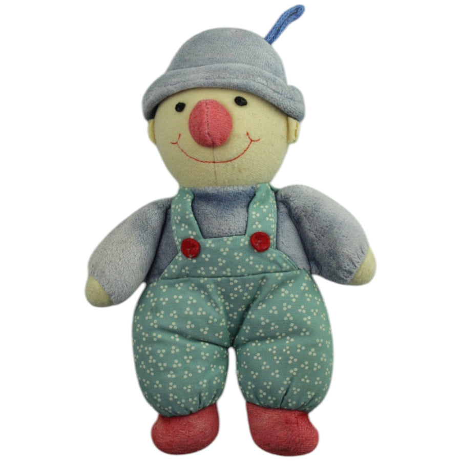 Süßer Clown mit grüner Latzhose