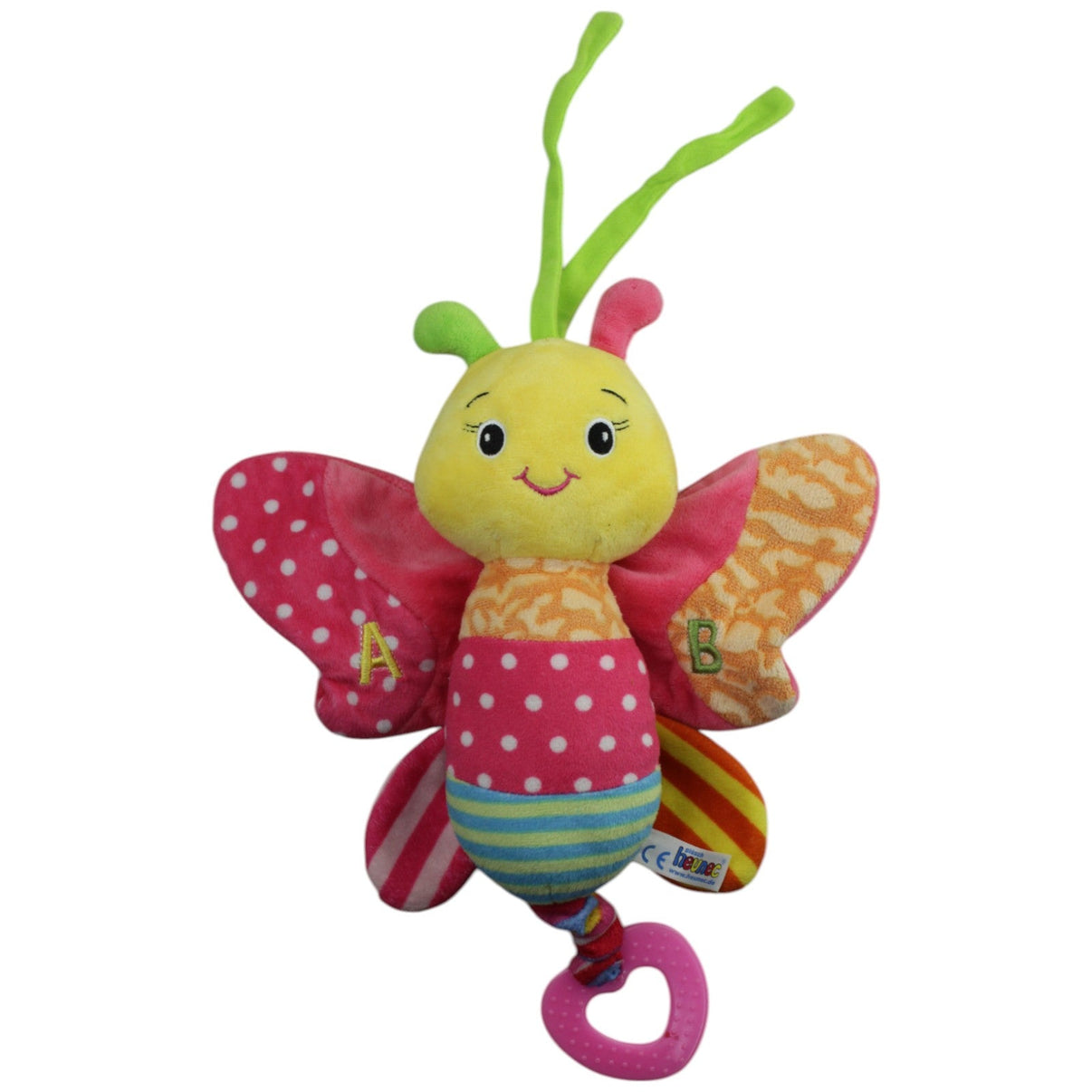 123000015619 Heunec Hübscher bunter Schmetterling Spieluhr Kumpel Leo Gebraucht