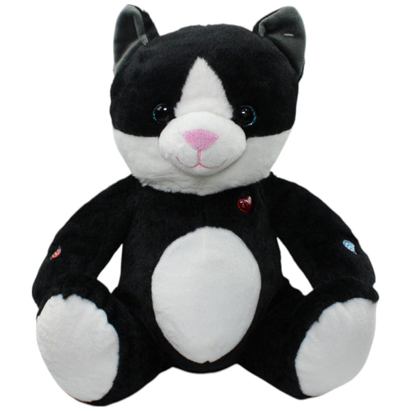 Cloud Pets, schwarz-weiße Katze