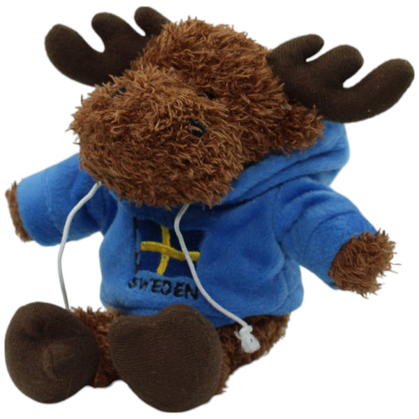 Süßer Elch mit blauem Hoodie "SWEDEN"