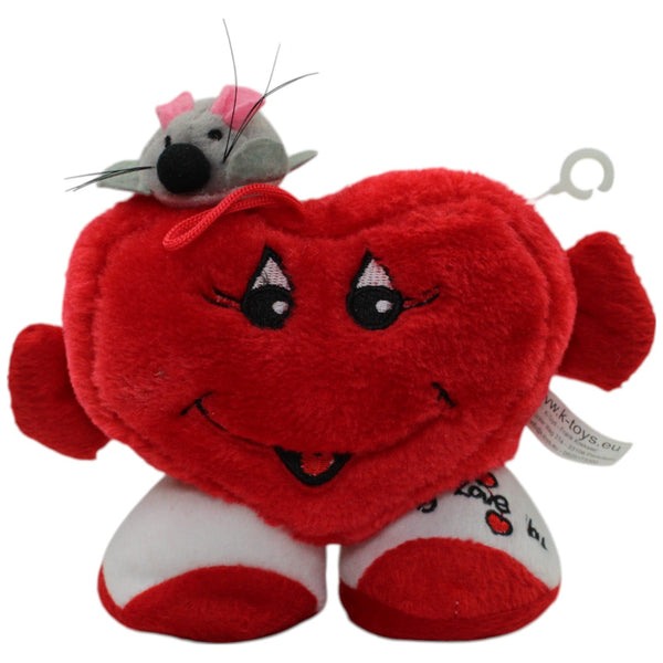 Kleines Herz mit Maus " I love You"