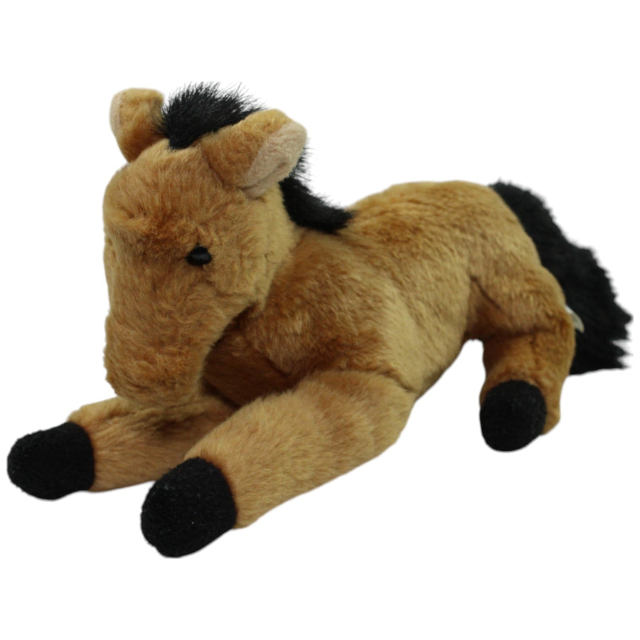 Braunes liegender Pferd