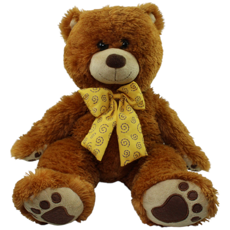 XL Teddybär mit gelber Schleife