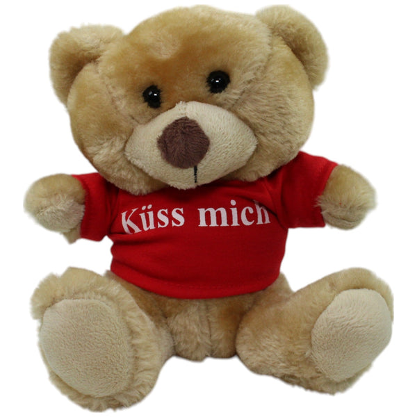 Teddybär mit Shirt "Küss mich"