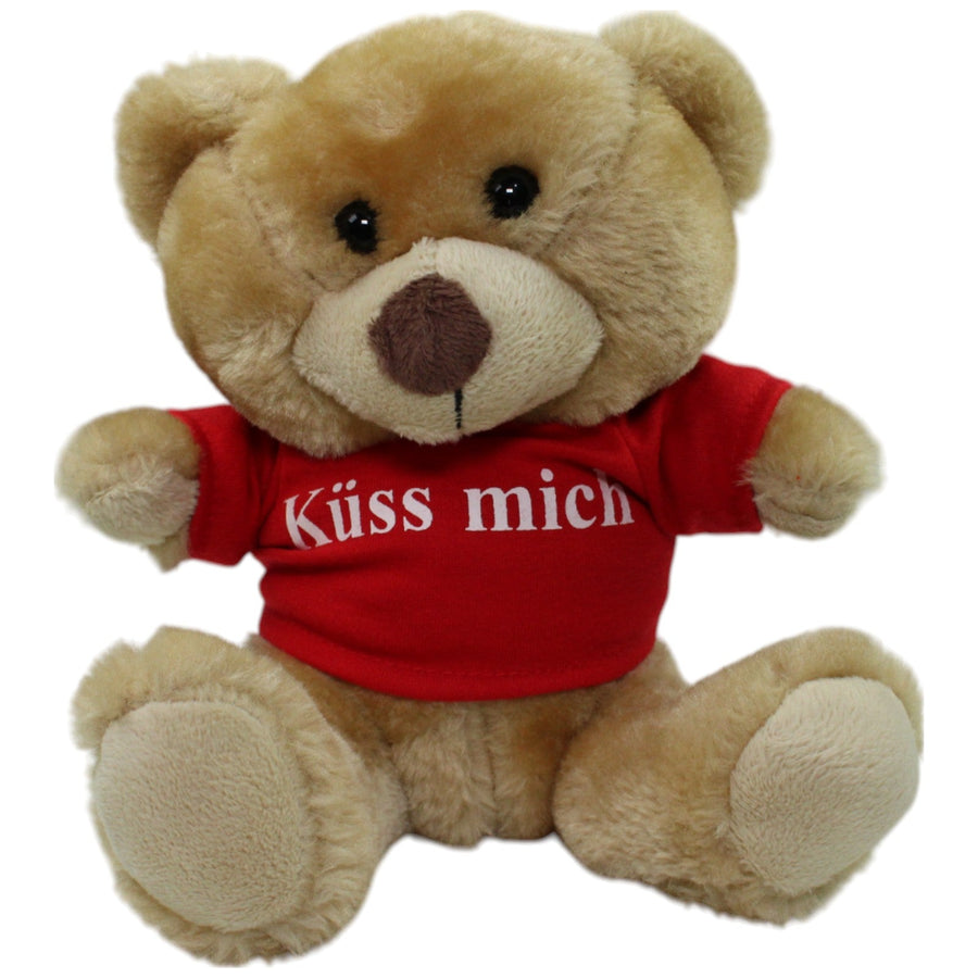 Teddybär mit Shirt "Küss mich"