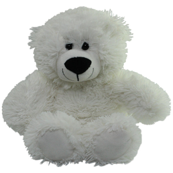 Weißer Teddybär mit schwarzer Nase