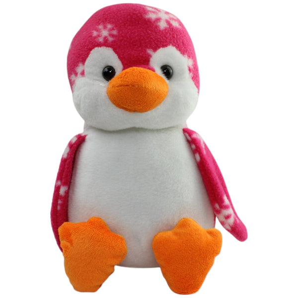 Pinguin mit Schneeflocken-Muster, pink