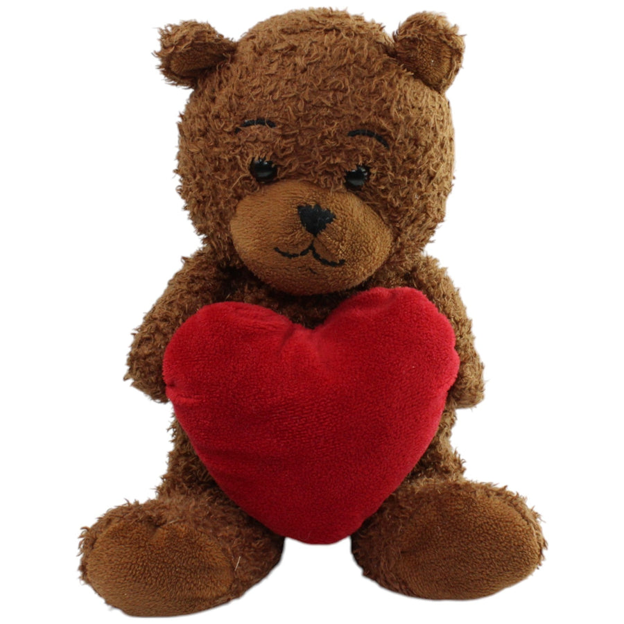 Teddy mit Herz, dunkelbraun