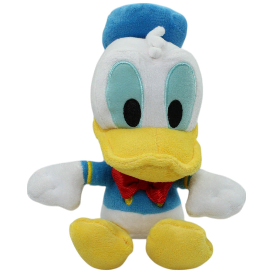 Donald Duck mit großem Kopf, sitzend