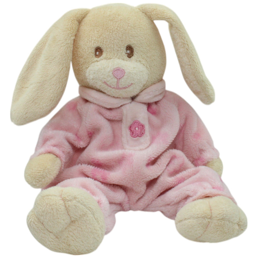 Hase mit Blumenmuster Pyjama, rosa