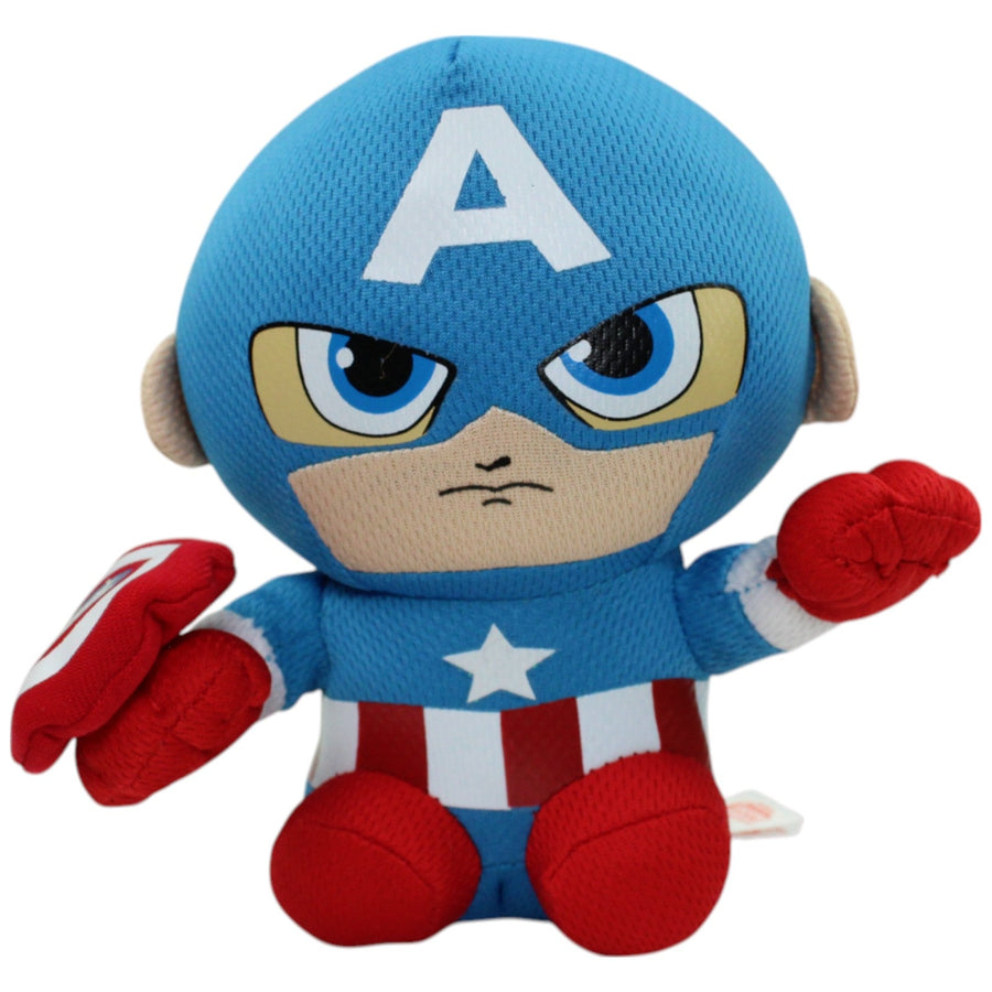 Captain America mit Schild, sitzend