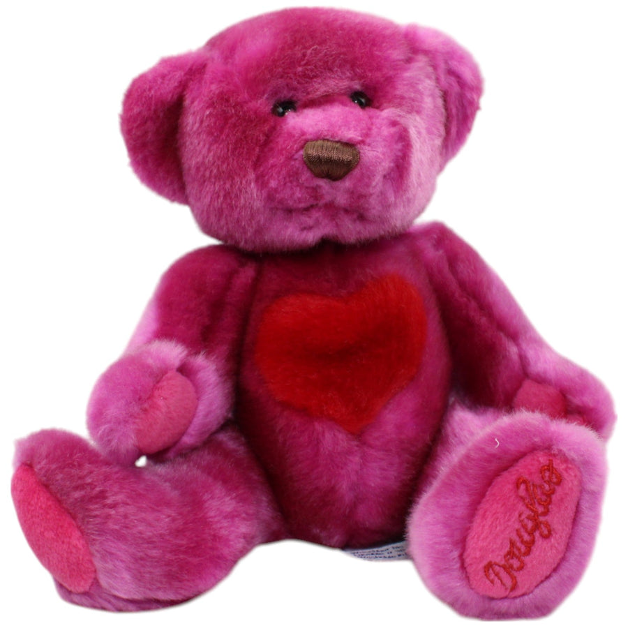 Douglas, rosa Samt Teddy mit Herz