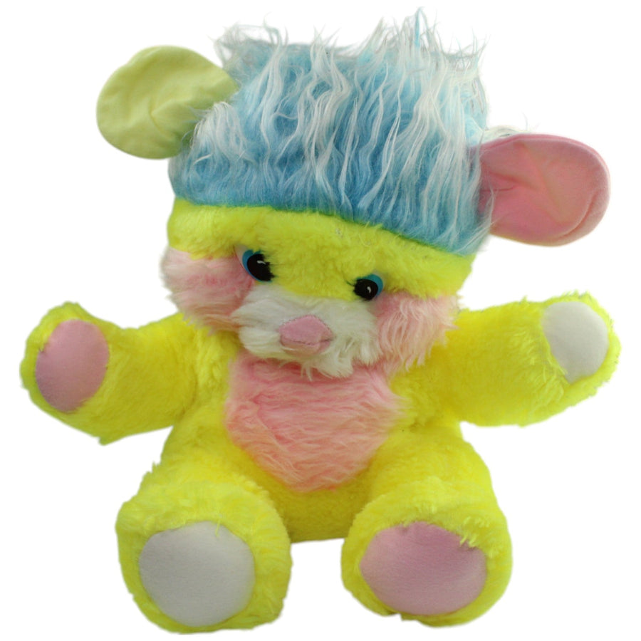 Gelbe Maus mit blauen Haaren, XL