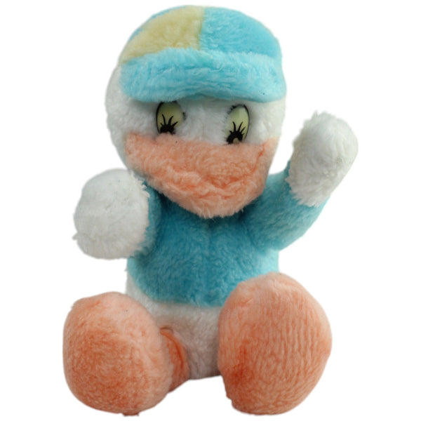 Ente mit blauer Kleidung
