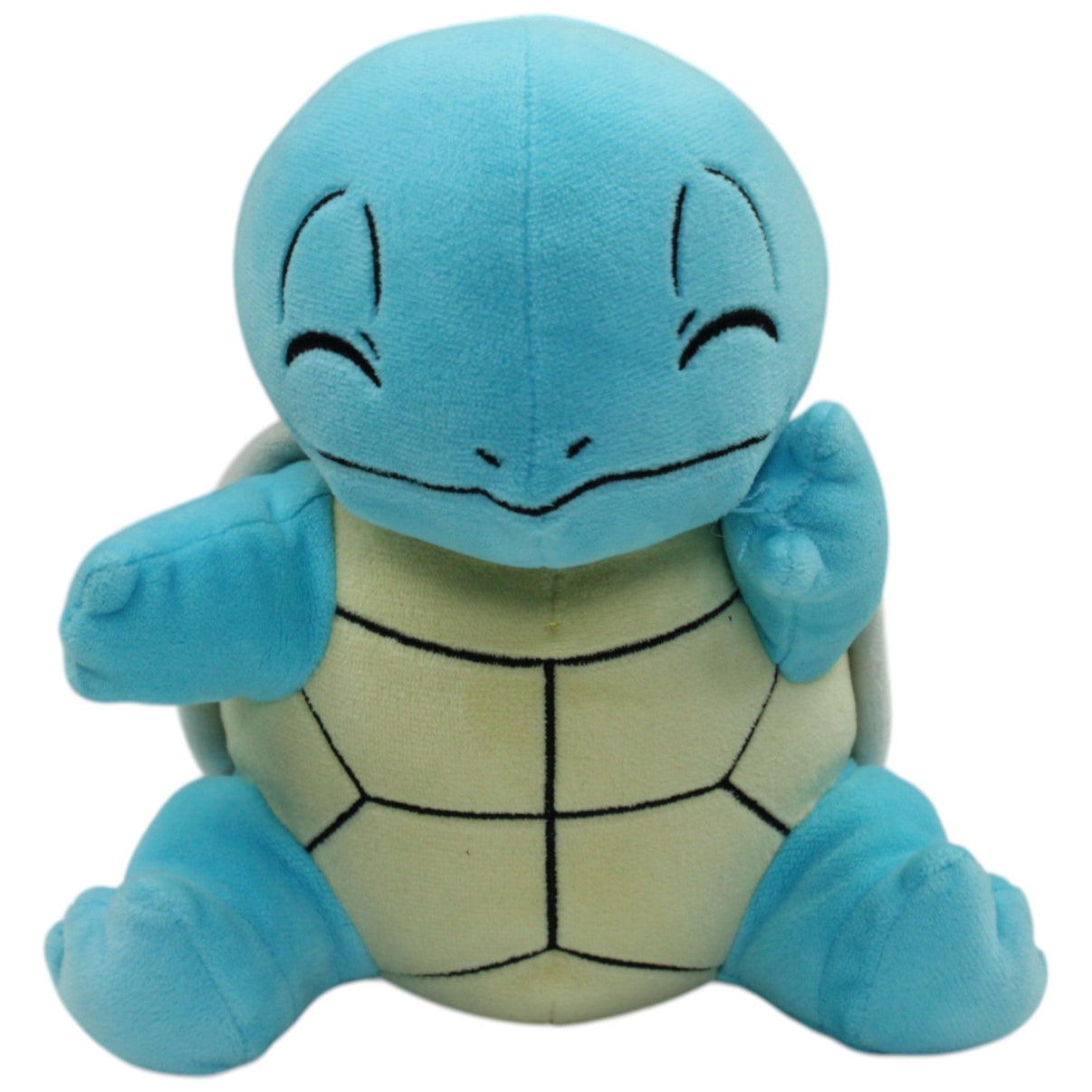123000016505 Jazwares Glückliches Schiggy aus Pokémon, sitzend Plüschfigur Kumpel Leo Gebraucht