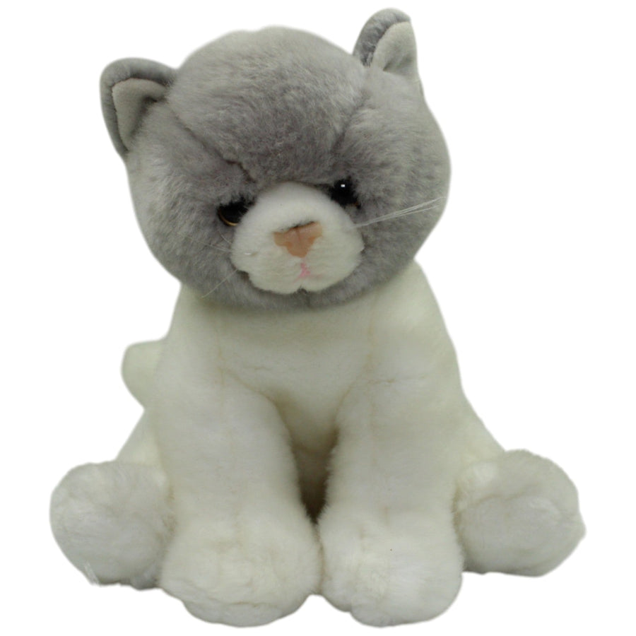 Süße graue Katze, sitzend