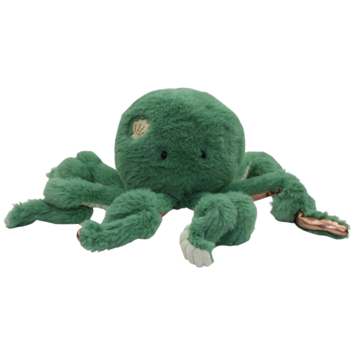 123000016867 Unbekannt Schöner grüner Krake mit Muschel Kuscheltier Kumpel Leo 25cm Gebraucht Grün