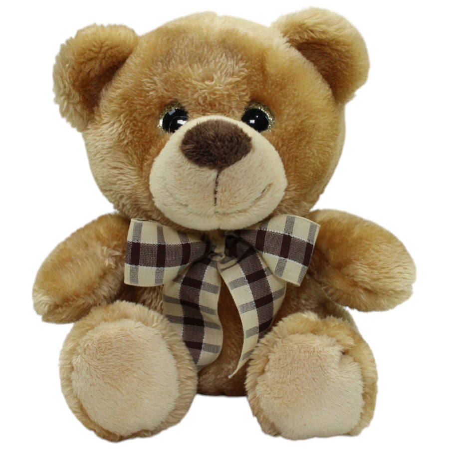 Süßer Teddybär mit Schleife und Glitzer-Augen