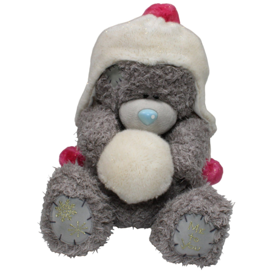 ME to You, XL Teddy mit Wintermütze & Schneeball