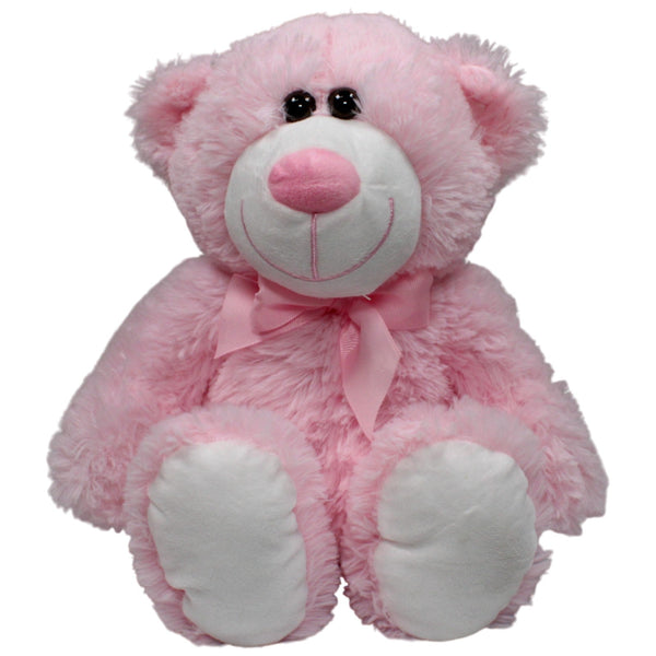 XL Rosa Teddybär mit Schleife