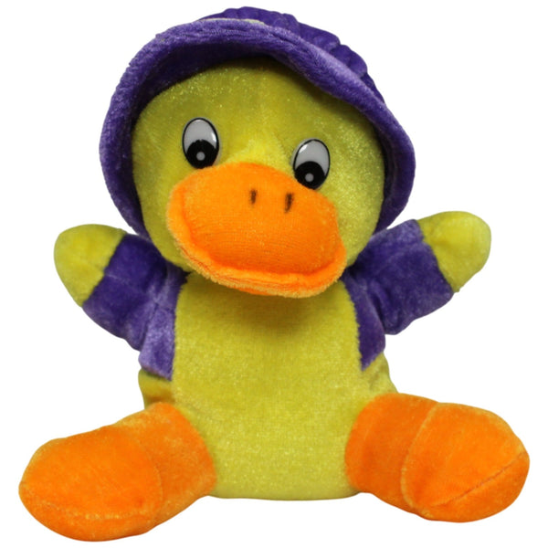 Süße Ente mit lila Kleidung