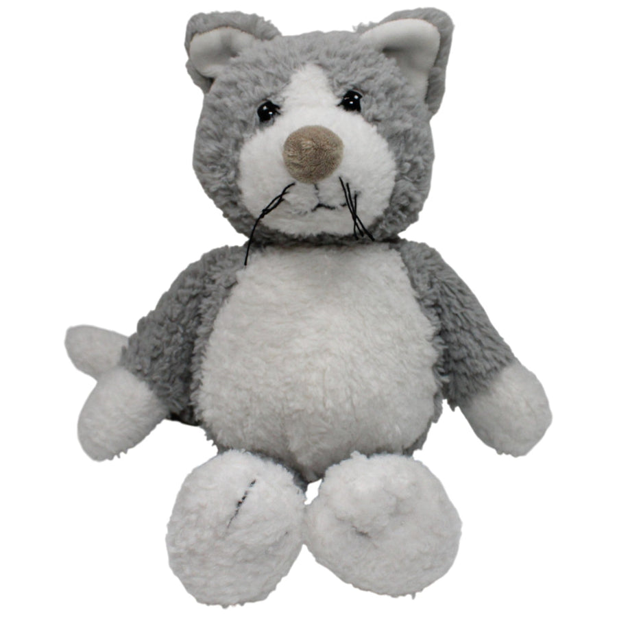 Große graue Katze
