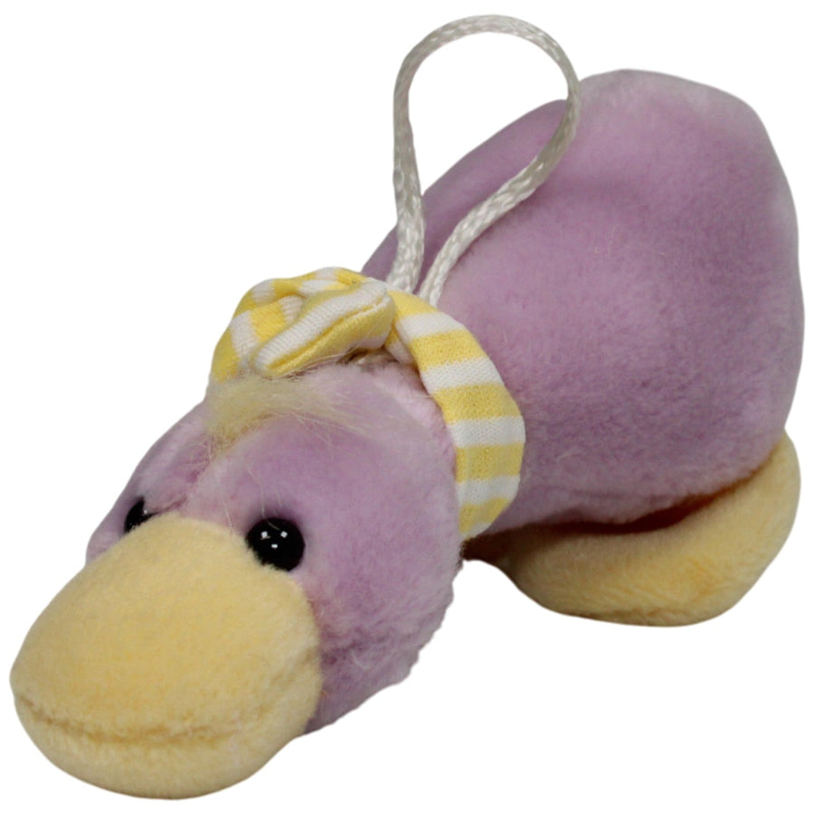 Lila Ente mit Schal
