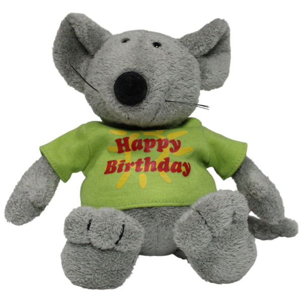 Maus mit Shirt "Happy Birthday"
