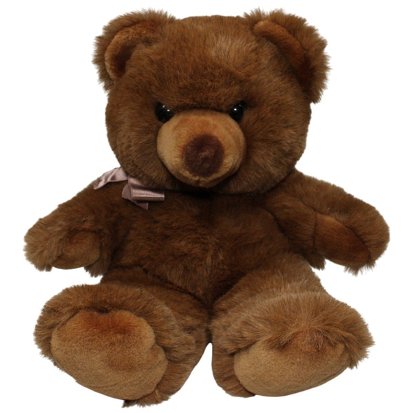 Schöner XL Teddybär mit Schleife, braun
