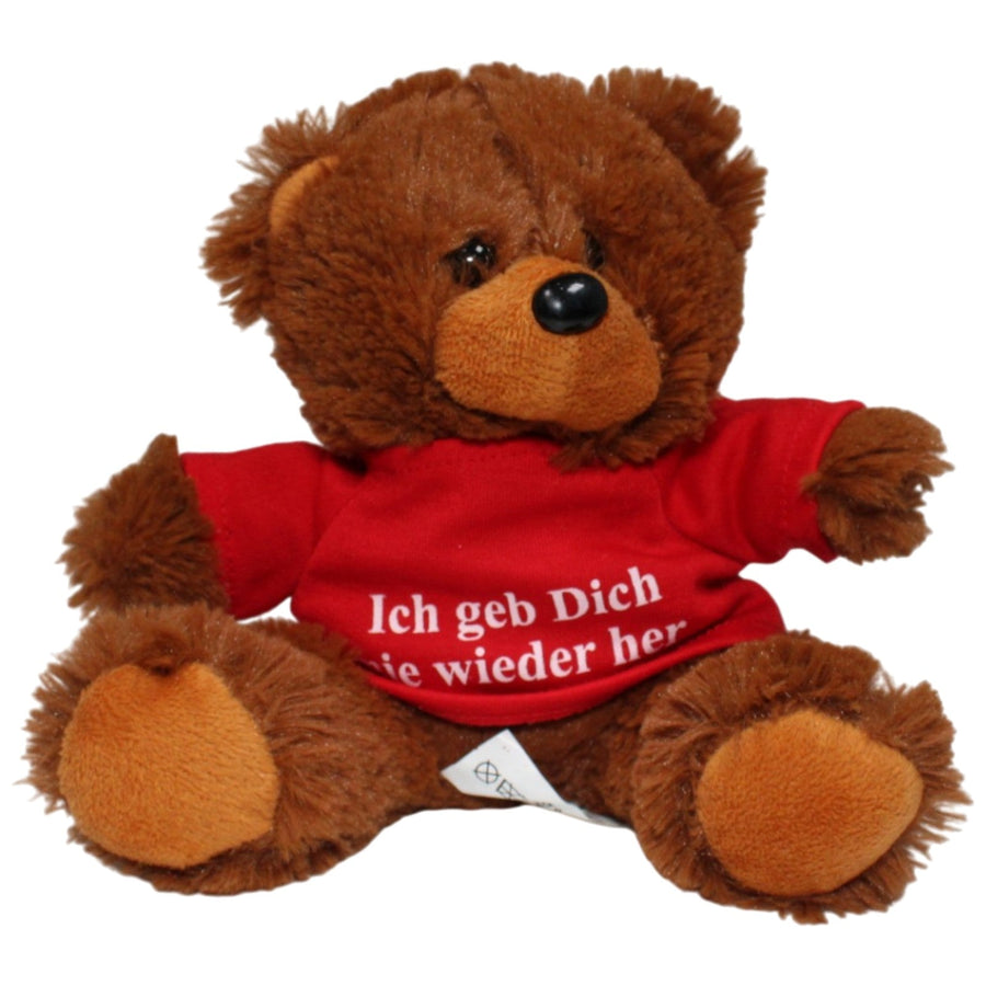 Teddybär mit Shirt "Ich geb Dich nie wieder her"