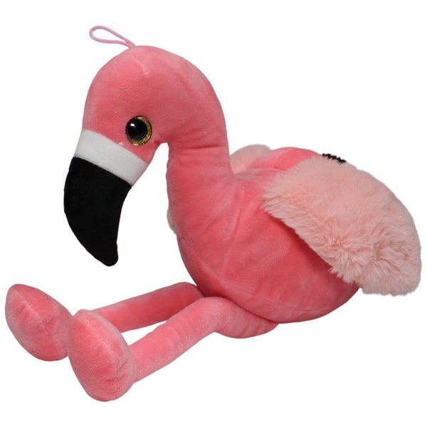 XL Flamingo mit Glitzer-Augen