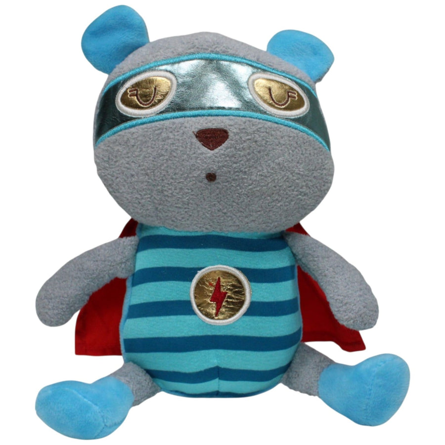 Grauer Superhelden Teddybär