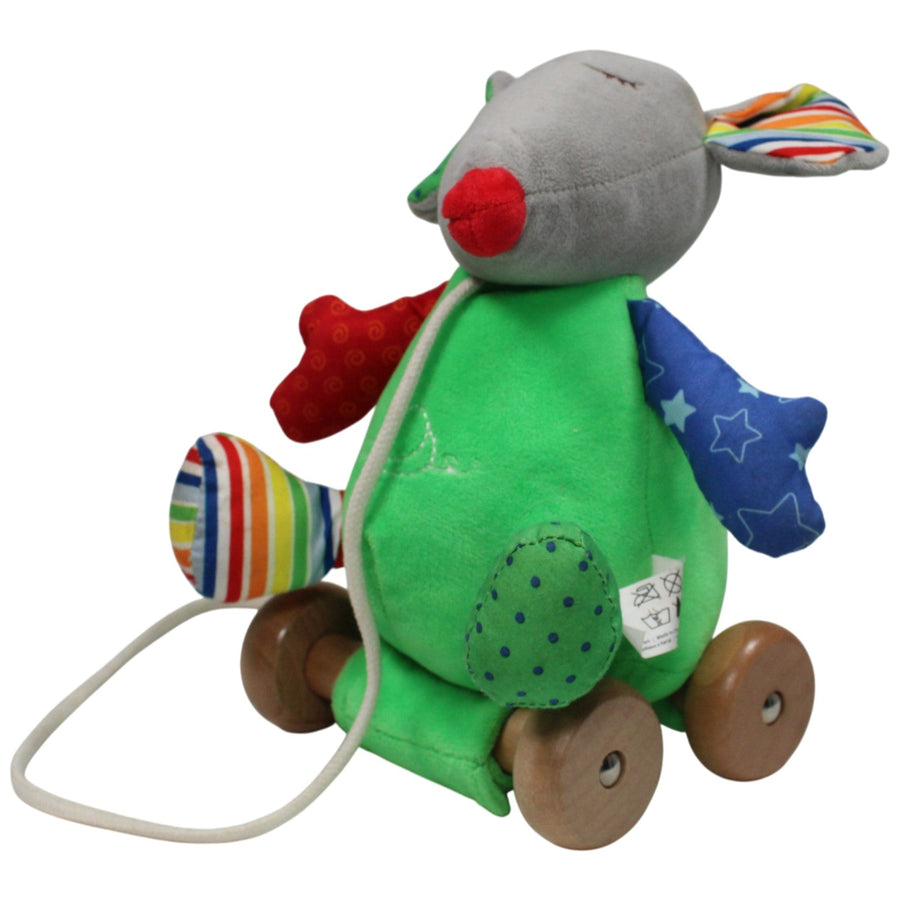 Bunte Maus auf Rollen