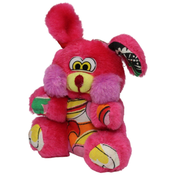 Pinker Hase mit buntem Muster