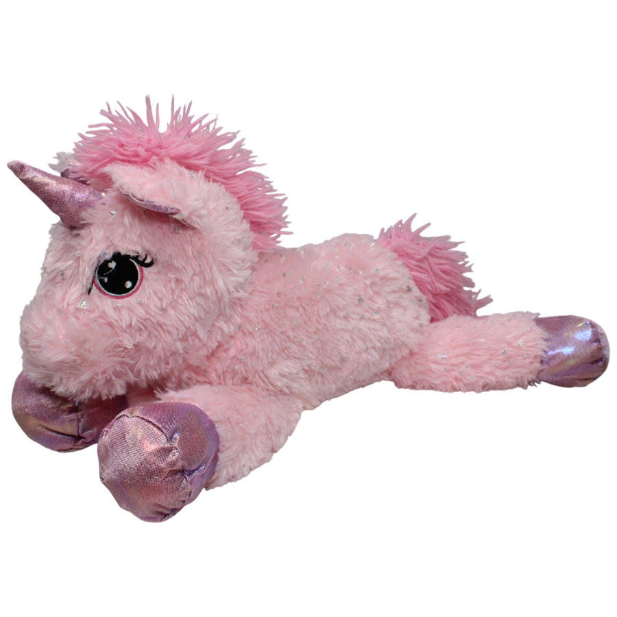 XL rosa Einhorn mit Glitzer