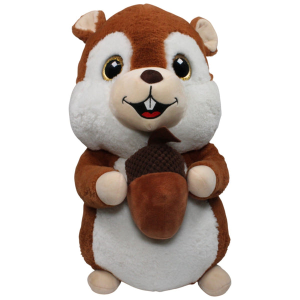 Flos Toys, XL Eichhörnchen mit Nuss