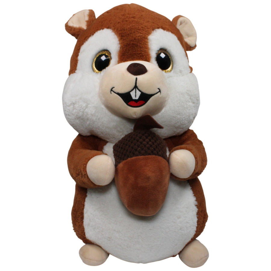 Flos Toys, XL Eichhörnchen mit Nuss