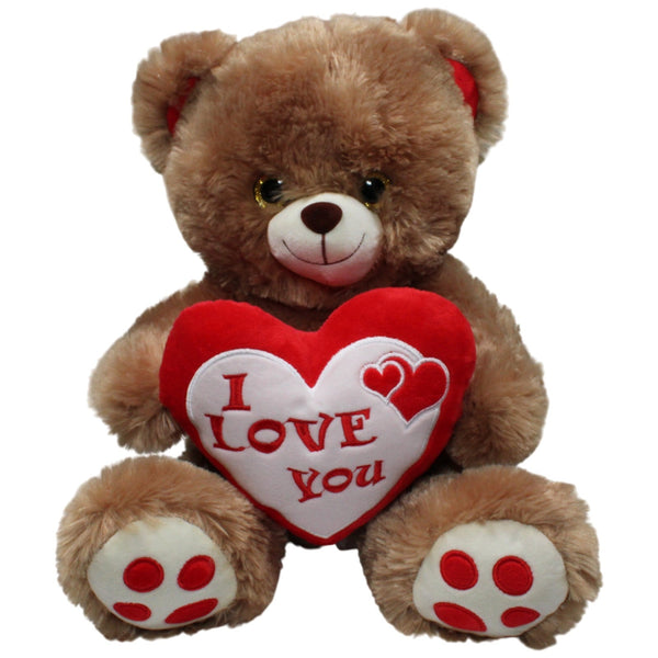 XL Teddybär mit Herz "I LOVE YOU"
