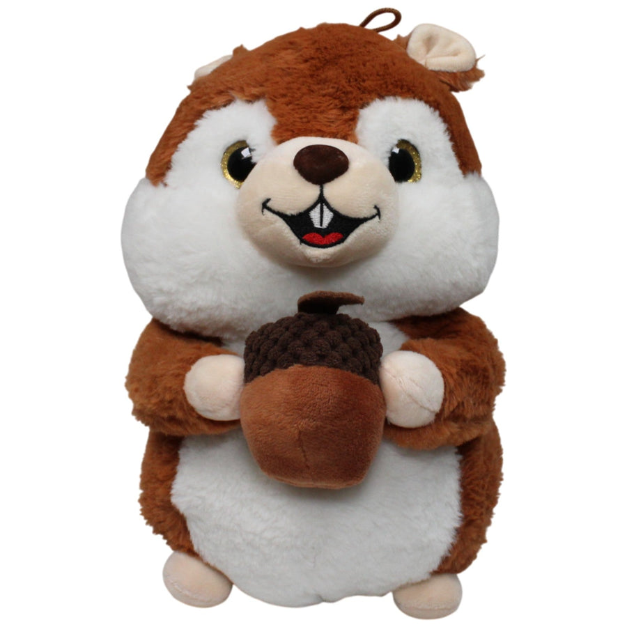Flos Toys, Eichhörnchen mit Glitzeraugen & Nuss