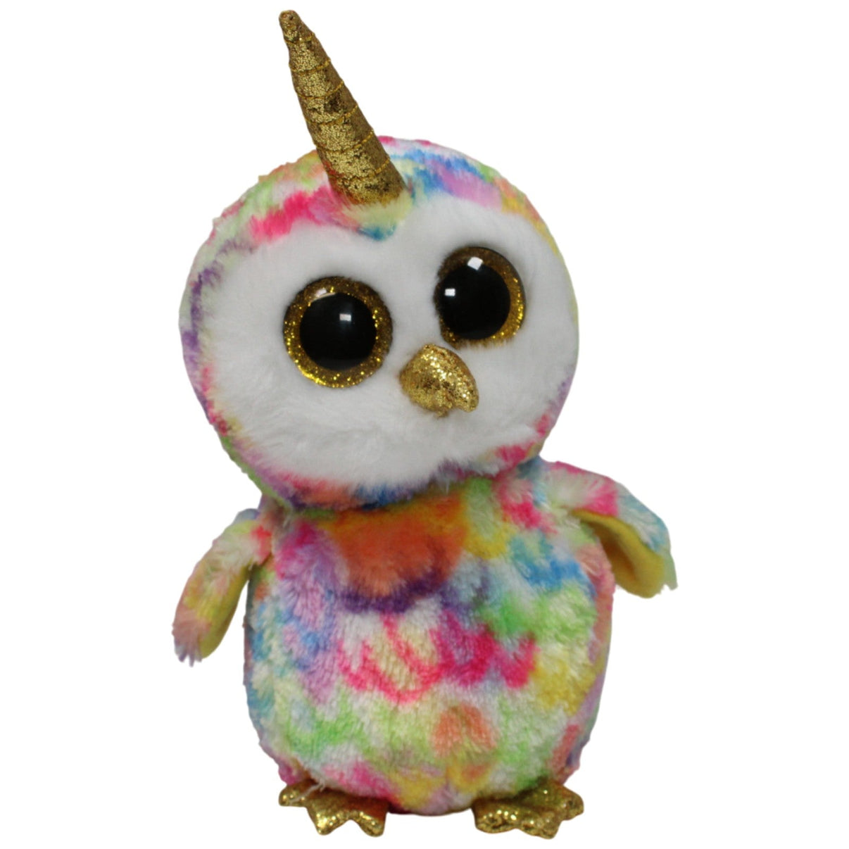 123000017653 TY Einhorn Eule Enchanted Kuscheltier Kumpel Leo 2015 20cm Gebraucht