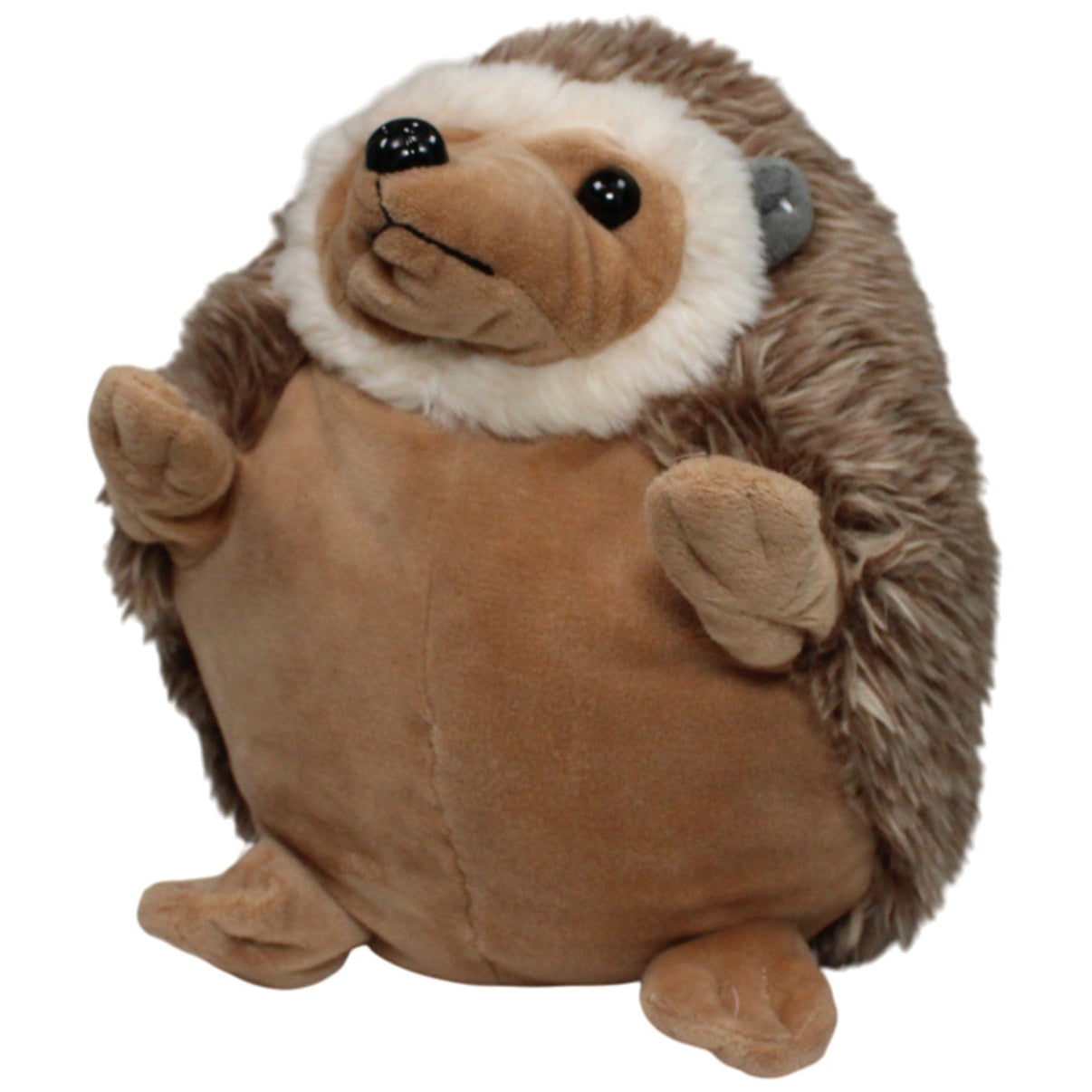 123000017726 Posh Paws Eco Earth, Lustiger runder Igel Kuscheltier Kumpel Leo 25cm Beige Braun