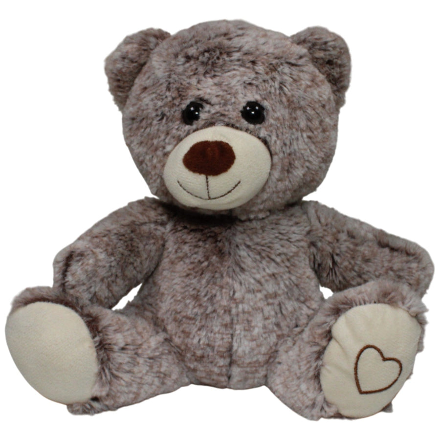 Süßer Teddybär mit Herz auf Fuß